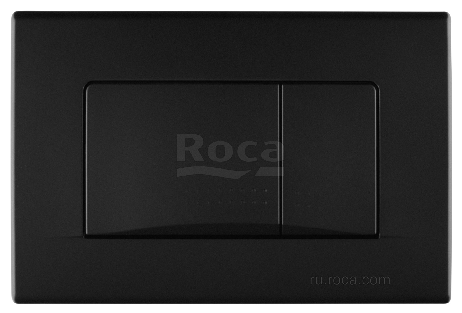 Кнопка смыва для унитазов Roca Active 32B 8901130B6 черный матовый