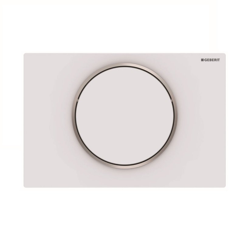 Кнопка смыва Geberit Sigma 10 115.758.JT.5 хром глянцевый/белый матовый