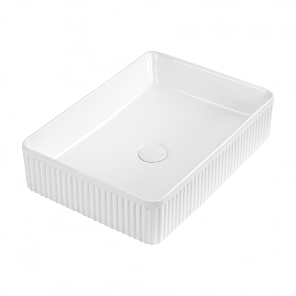 Раковина накладная 51см ABBER Rechteck AC2216 белый