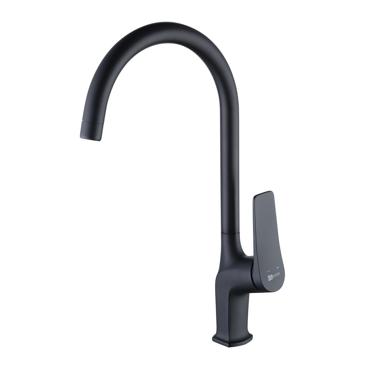 Смеситель для кухни Lemark Bronx LM3705BL черный матовый