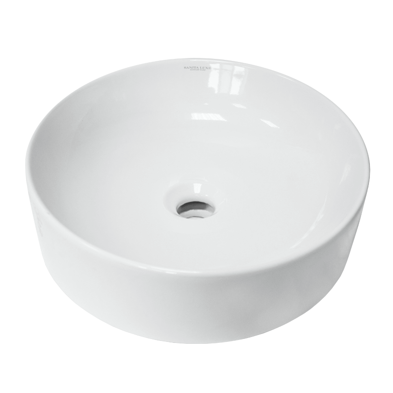 Раковина накладная 40см Sanita Luxe Best BST40SLWB01S белый