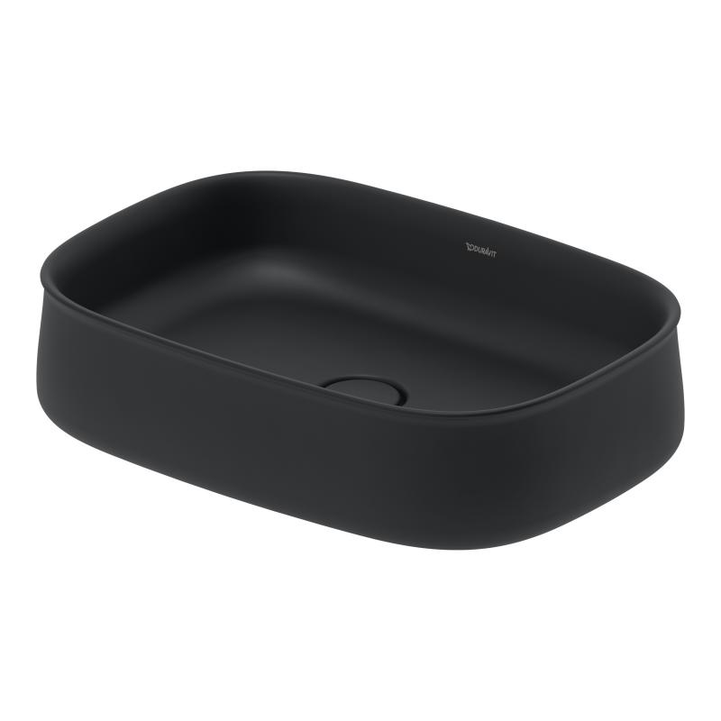 Раковина накладная 55см Duravit Zencha 2373551379 черный матовый