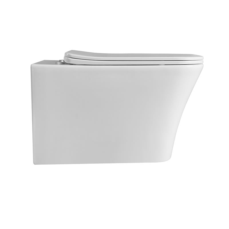 Унитаз подвесной безободковый Vincea Cool VT1-210 белый, с сиденьем микролифт