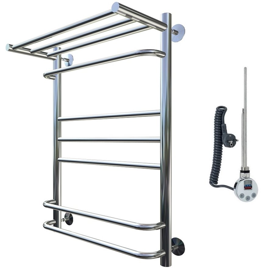 Полотенцесушитель электрический Тругор Идеал Комби серия 3 80х50 хром