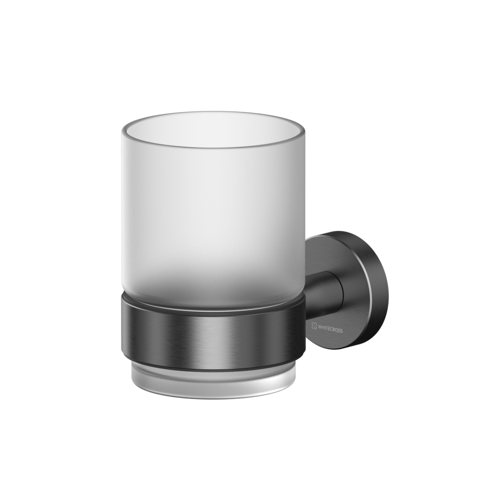 Стакан подвесной WHITECROSS Ergo ER2230GM (оружейная сталь)