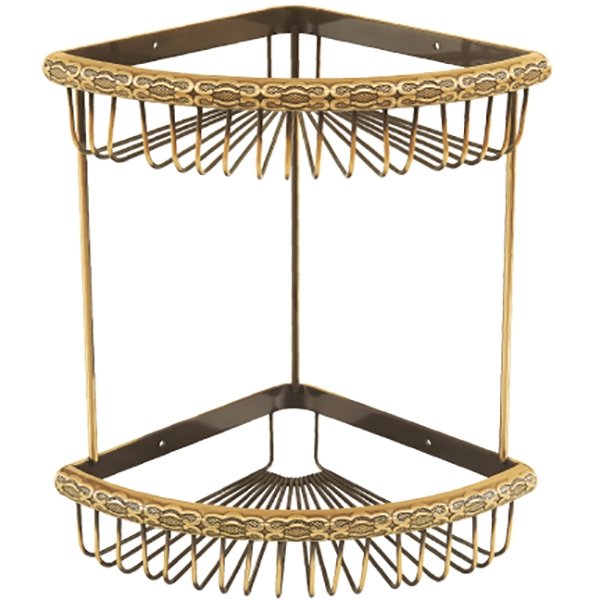 Угловая полка Lemark Jasmine LM6682 Бронза