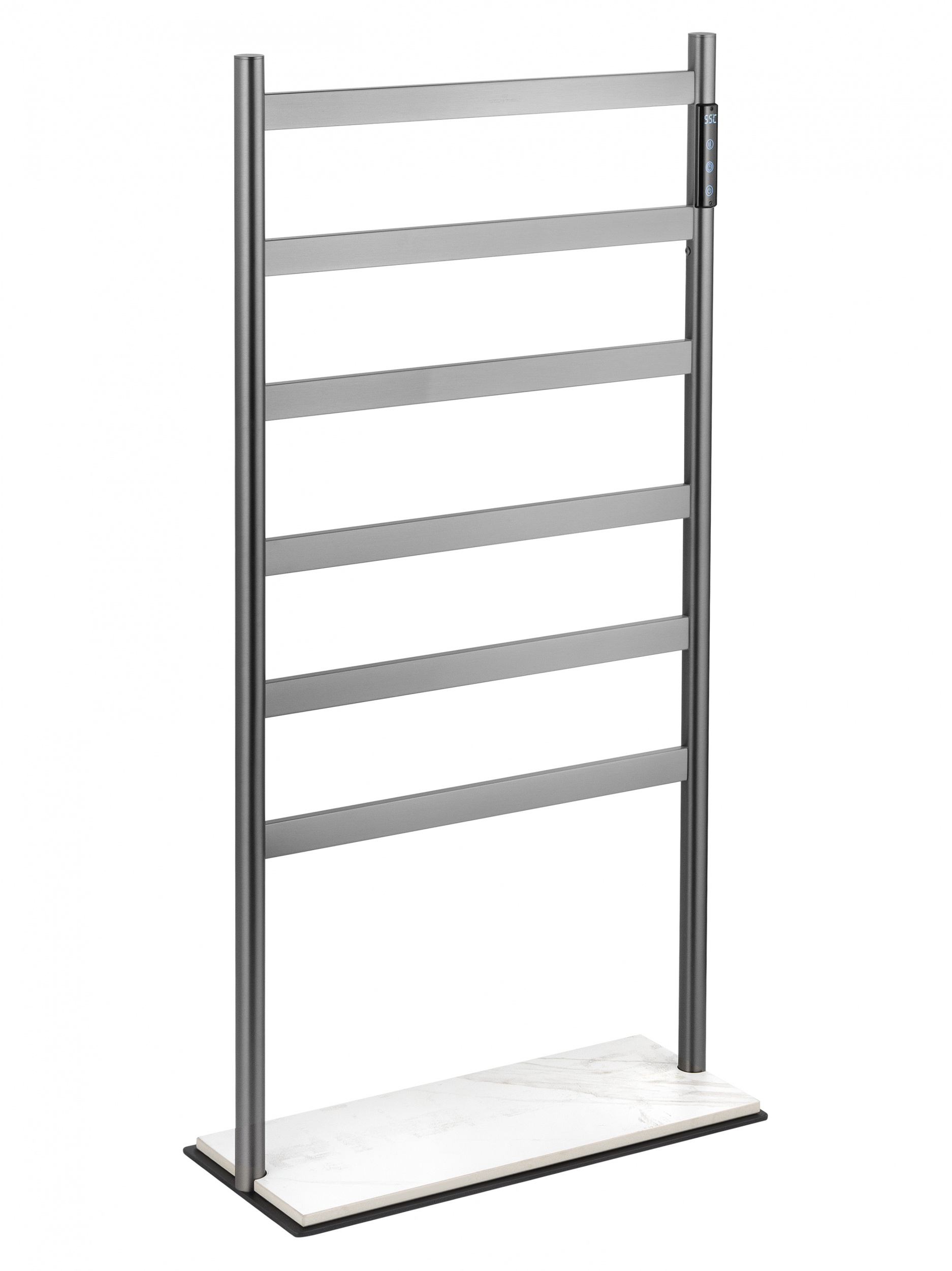 Полотенцесушитель электрический напольный WONZON & WOGHAND ESSEN, Темный графит (WW-A406-GM)