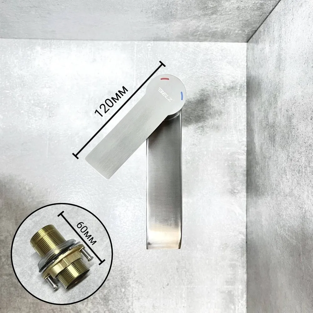 Смеситель для раковины BELZ B11812-1, сатин