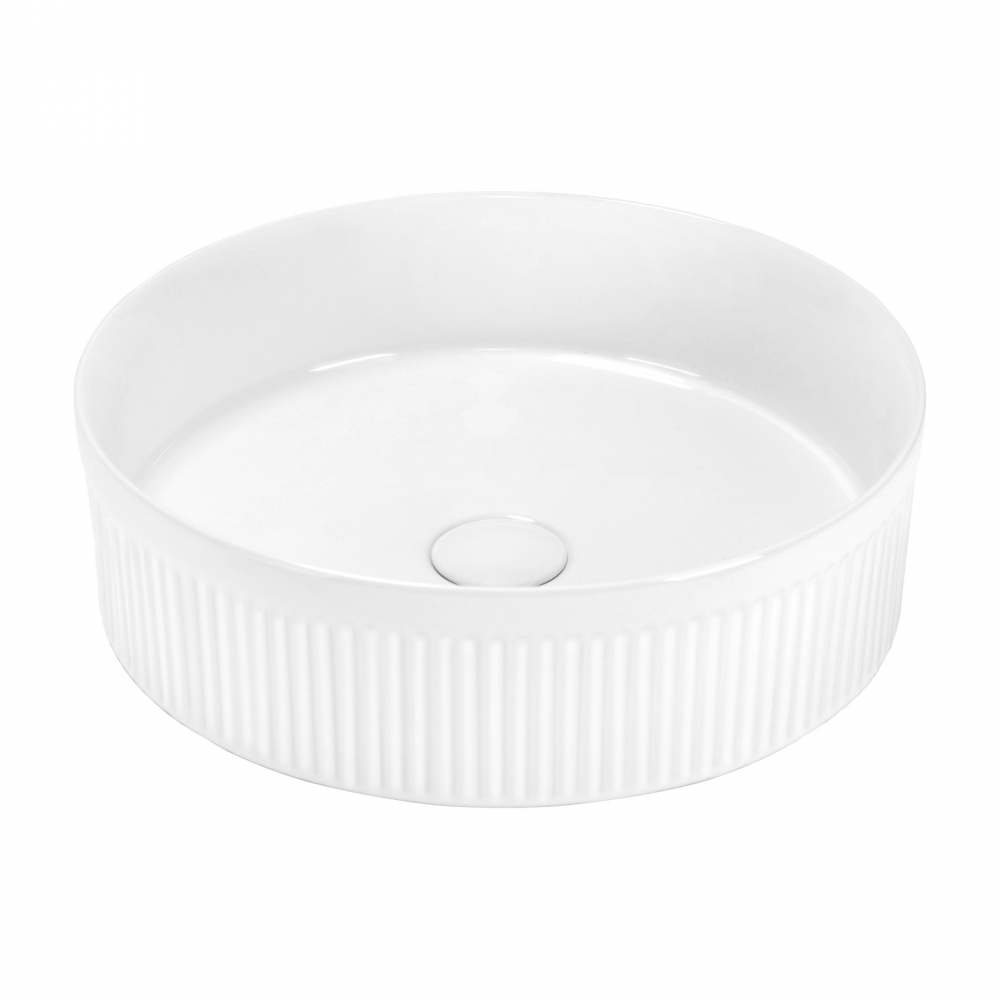 Раковина накладная 40см ABBER BEQUEM AC2114 белый