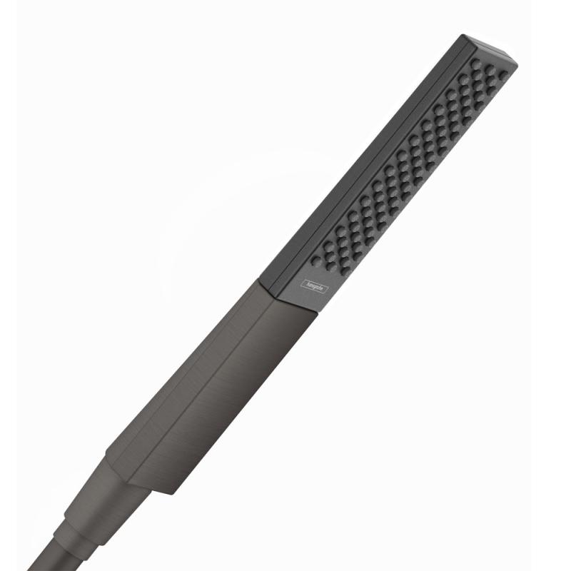 Душевая лейка Hansgrohe Rainfinity 100 1jet 26866340 хром черный шлифованный