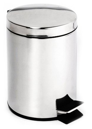 Ведро для мусора Bemeta Trend-i 104315102 Хром/Черный