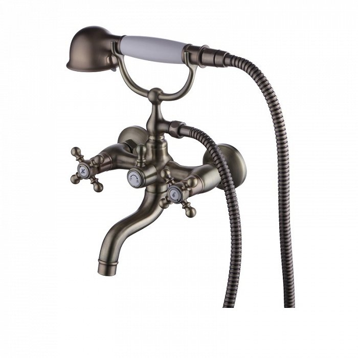 Смеситель для ванны с душем IDDIS Sam SAMBR02i02 бронза матовая