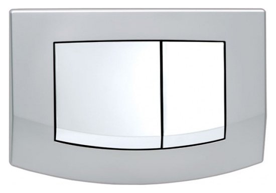 Кнопка смыва TECE Ambia 9240253 хром глянцевый/хром матовый