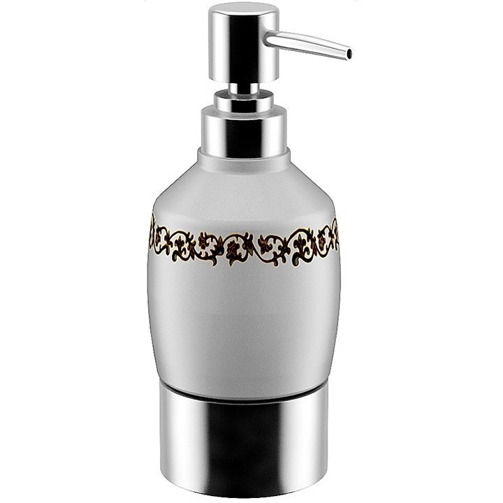 Дозатор жидкого мыла Fixsen Bogema FX-782 Хром Белый