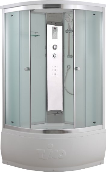 Душевая кабина Timo Comfort T-8800 F 100x100x220 профиль хром глянцевый, стекло матовое
