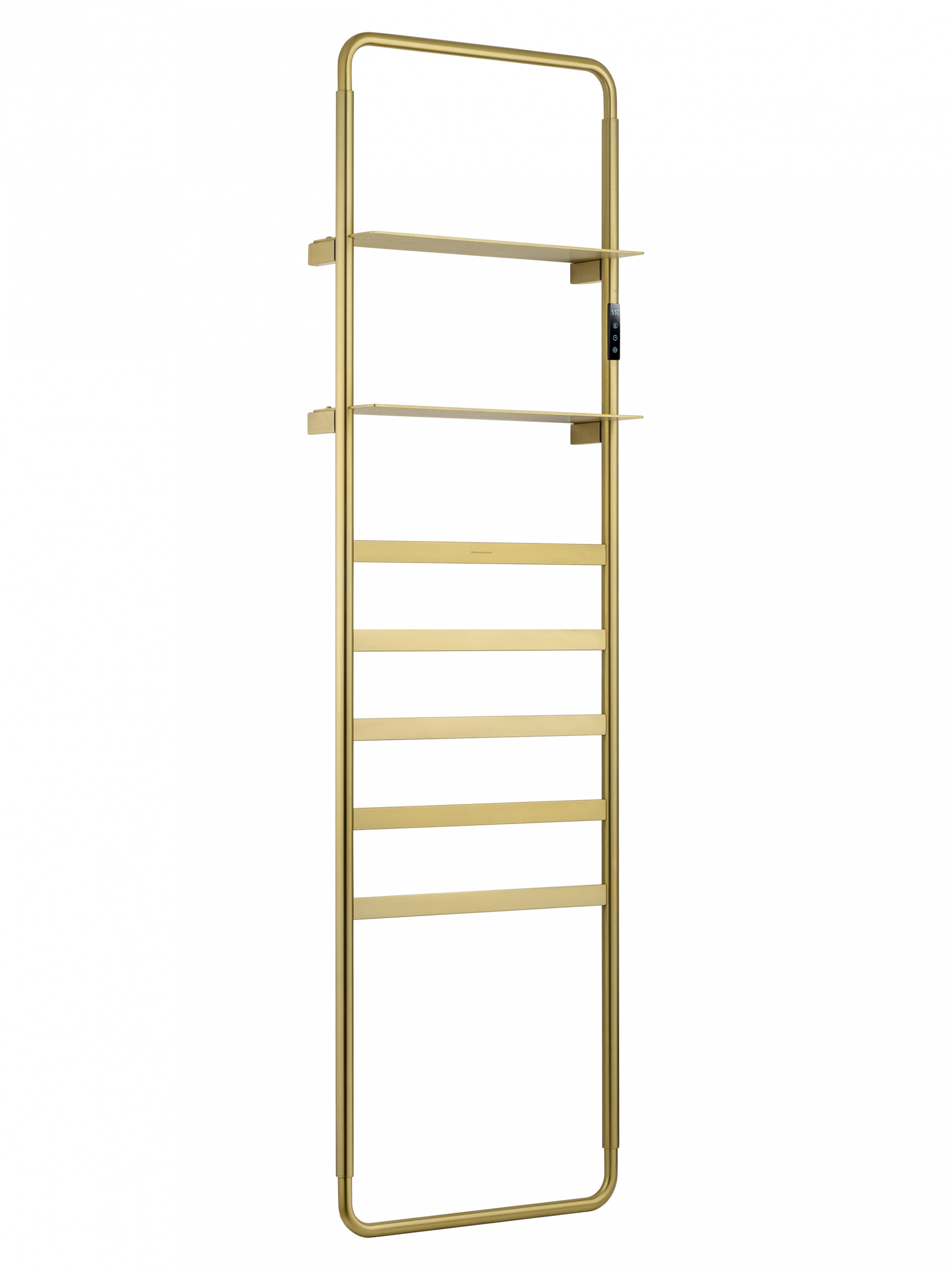 Полотенцесушитель электрический WONZON & WOGHAND DÜSSELDORF, Брашированное золото (WW-A205-BG)