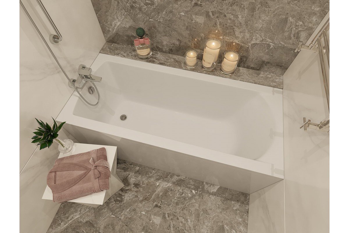 Ванна акриловая Vayer Milana Гл000024269, 155x70