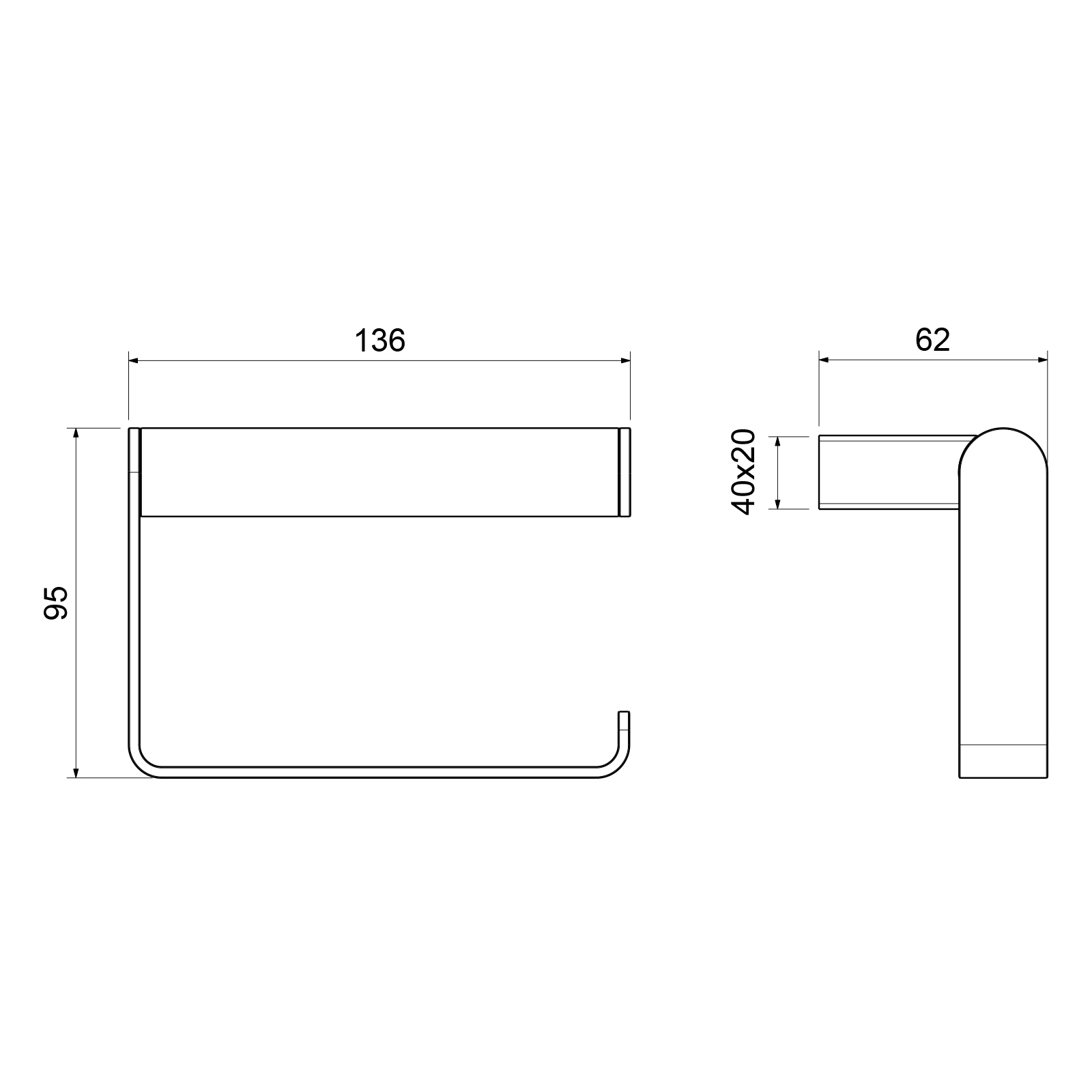 Держатель туалетной бумаги Timo Luiro 18542/18 черное золото