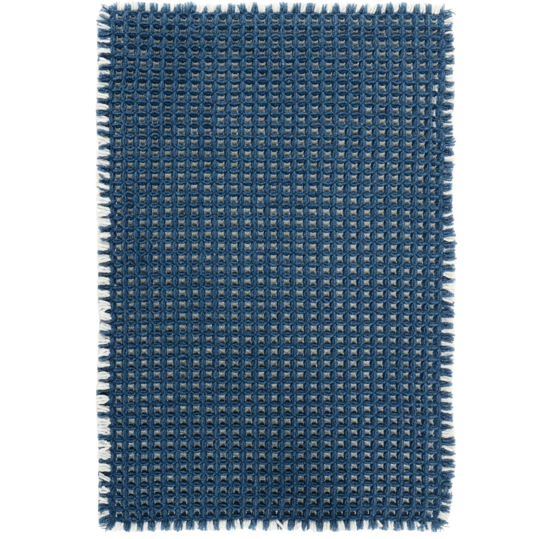 Коврик для ванной Fixsen Soft, синий, 1-ый (40х60 см), FX-4001C