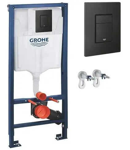 Готовое решение для подвесных унитазов Grohe Solido 38811KF0 черный матовый