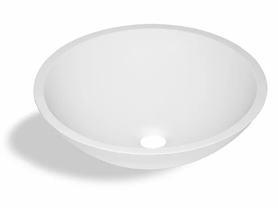 Раковина накладная 41,5см MonteBianco Nemi Tre 11097 белый матовый