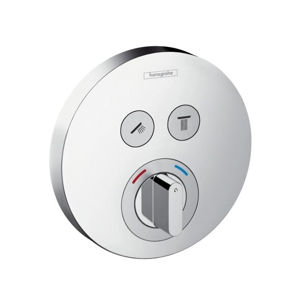Смеситель для душа на 2 потребителя Hansgrohe ShowerSelect S 15748000 хром