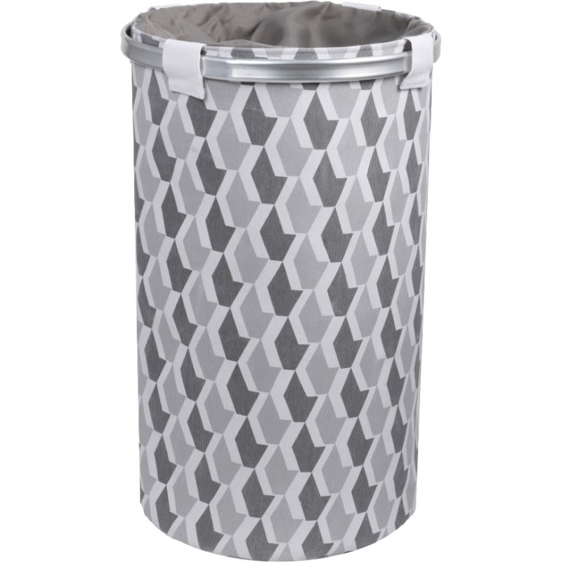 Корзина для белья Fixsen FX-1033А Серая
