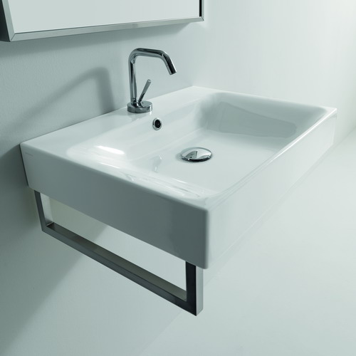 Раковина подвесная / накладная 60см Kerasan Cento 353101*1 белый