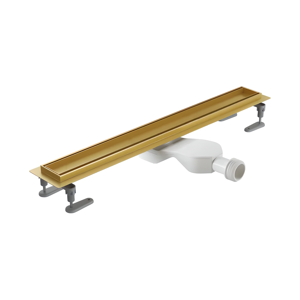 Душевой лоток EXCELLENT Stilio Gold 60 см. под облицовку плиткой (золото)