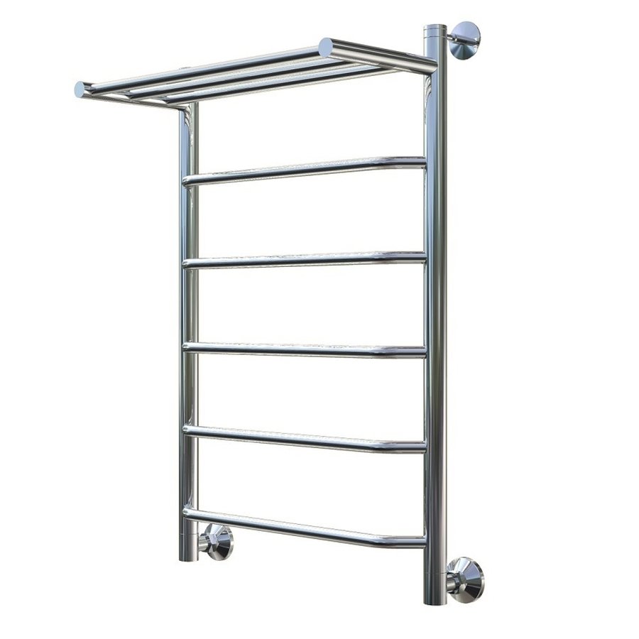 Полотенцесушитель водяной Тругор Браво серия 1 80х50 хром, с полкой