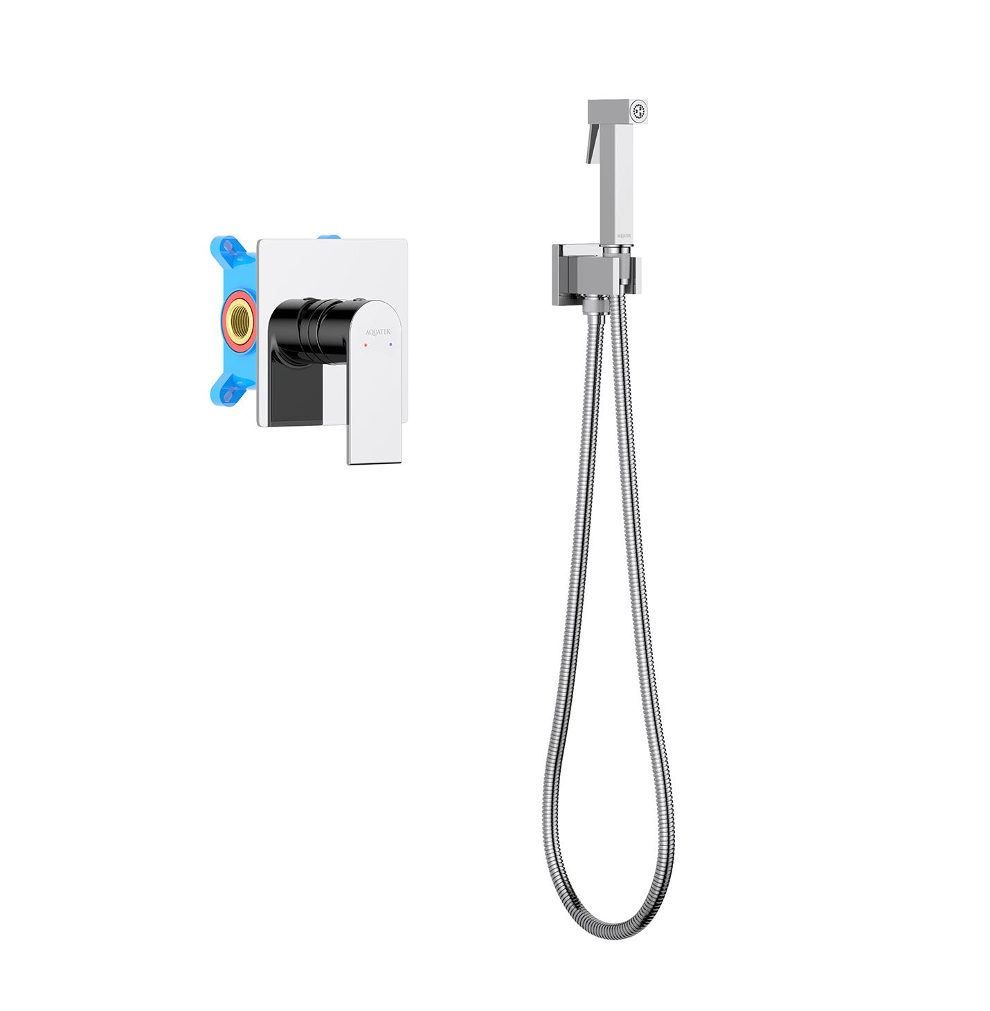 Гигиенический душ со смесителем Aquatek Лира AQ1419CR хром