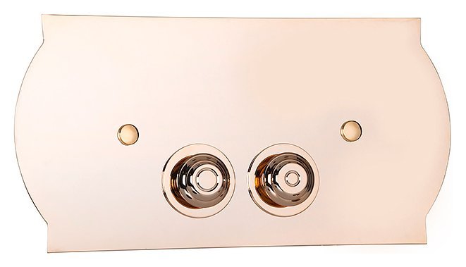 Кнопка смыва TW TW300.4gold золотой