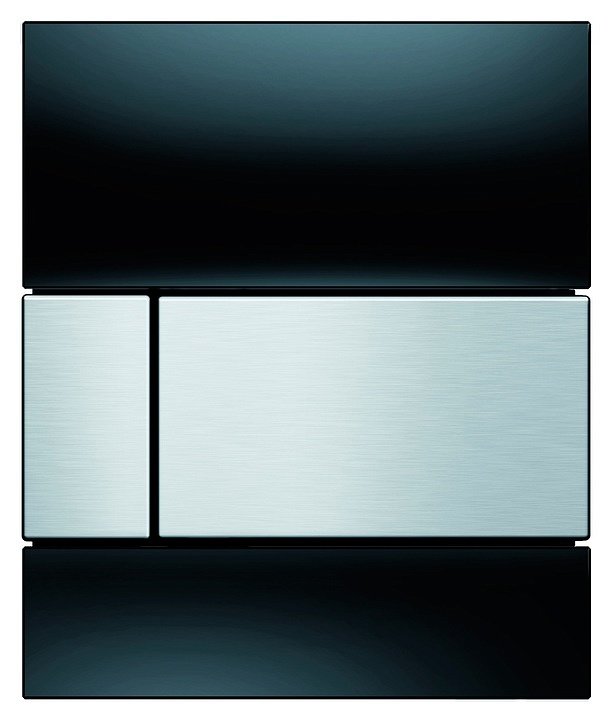 Кнопка смыва TECE Square Urinal 9242806 черный/сталь