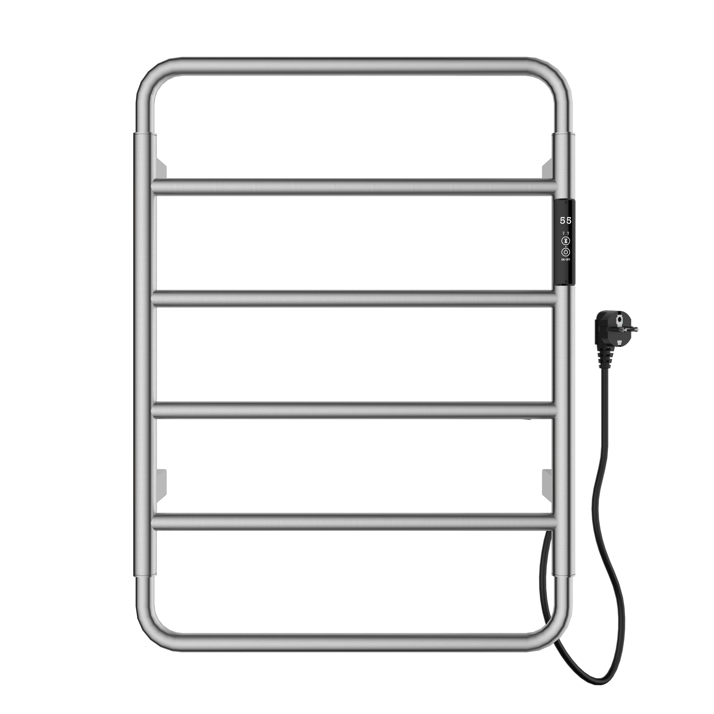 Полотенцесушитель электрический WONZON & WOGHAND WISMAR, Брашированный никель (WW-AL201-BR)