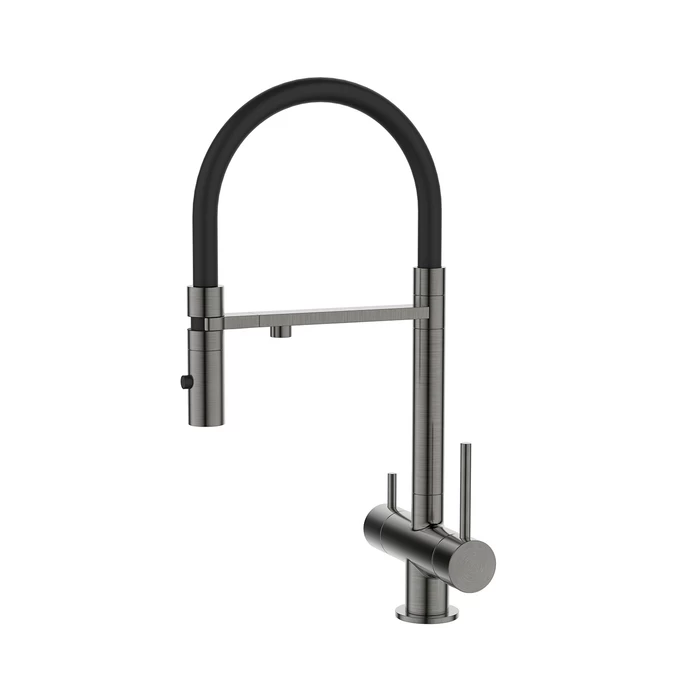 Смеситель для кухни IDDIS Ace ACEGMFFi05 графит