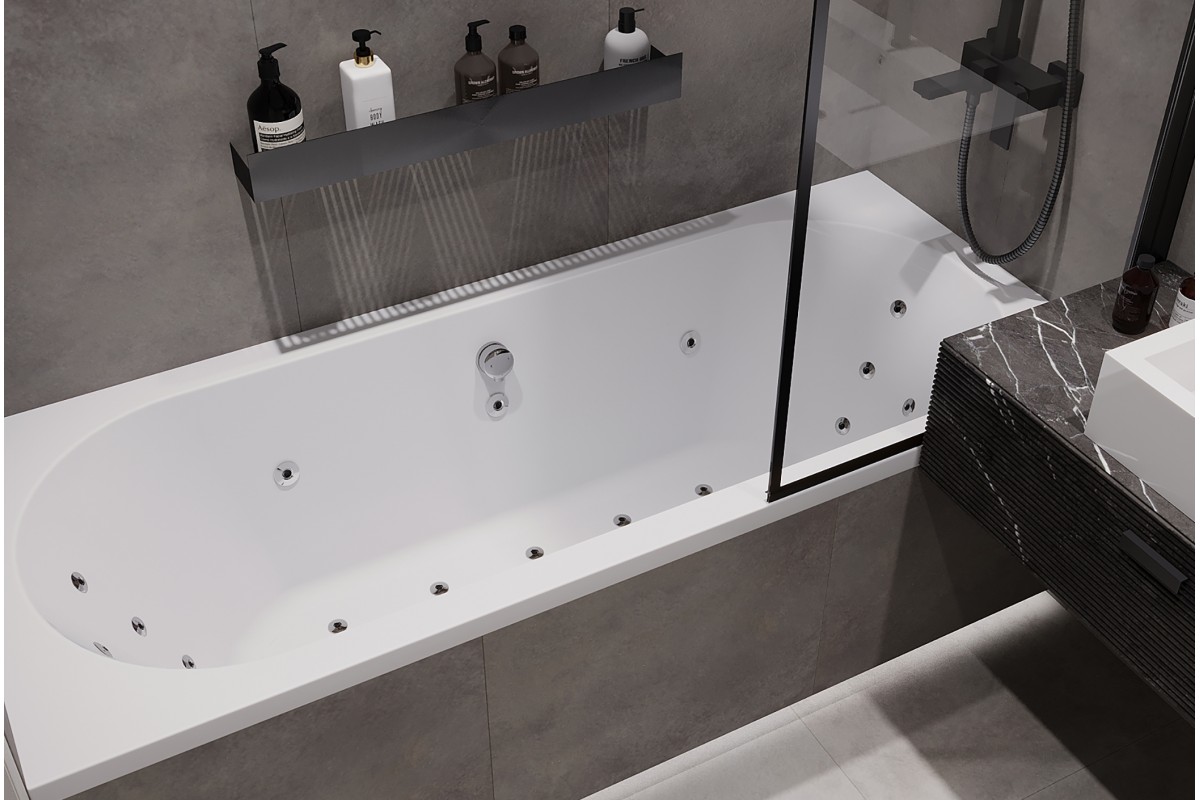 Ванна акриловая Relisan KATRIN Гл000026033, 180x80