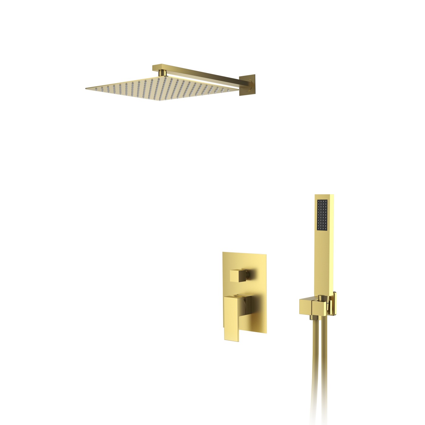 Душевая система встраиваемая D&K Bayern.Liszt DA1515707A04, матовое золото