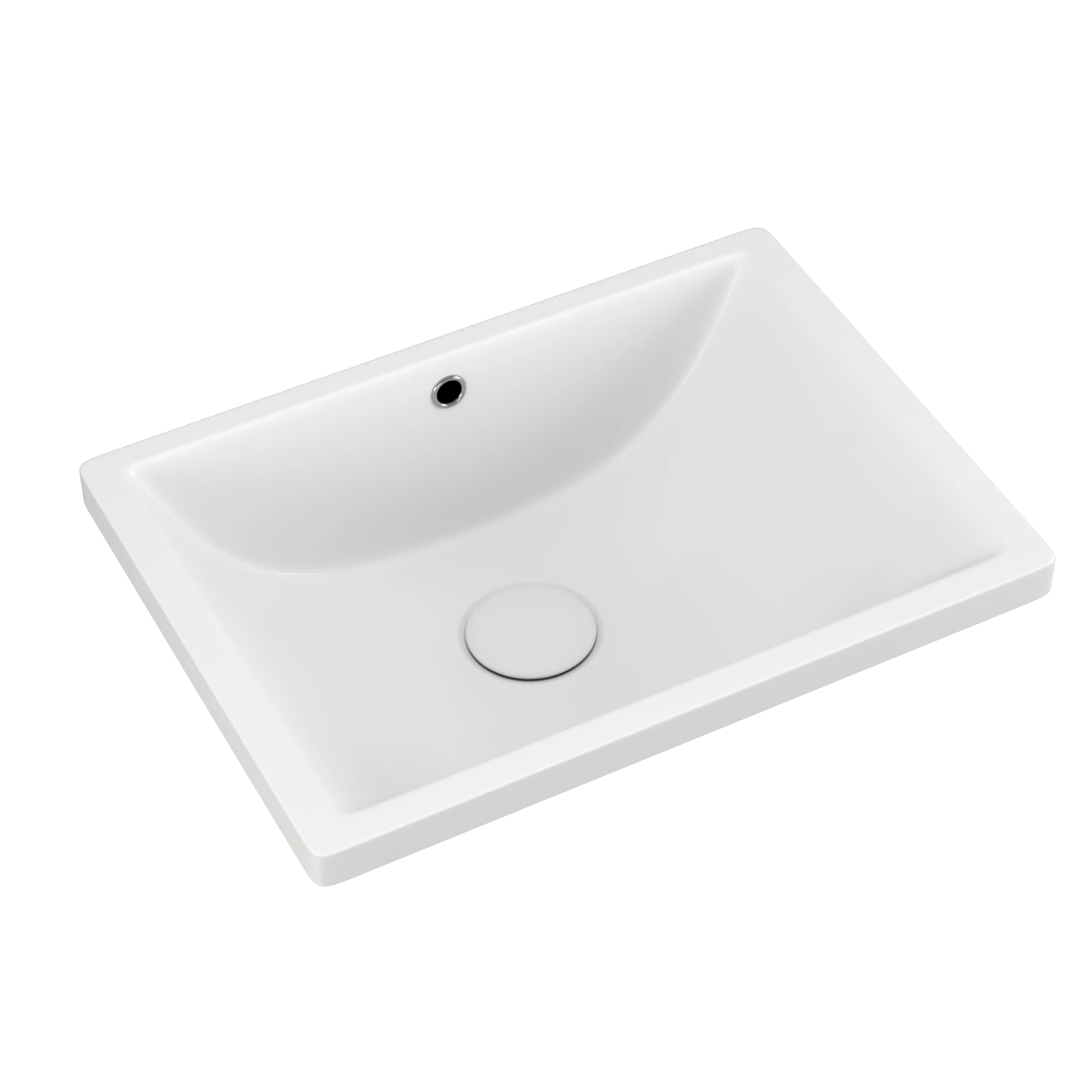 Раковина встраиваемая снизу 46см D&K Berlin DT1431616 белый