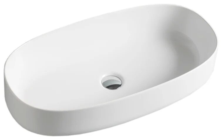 Раковина накладная 68см ArtCeram Cognac COL005 белый