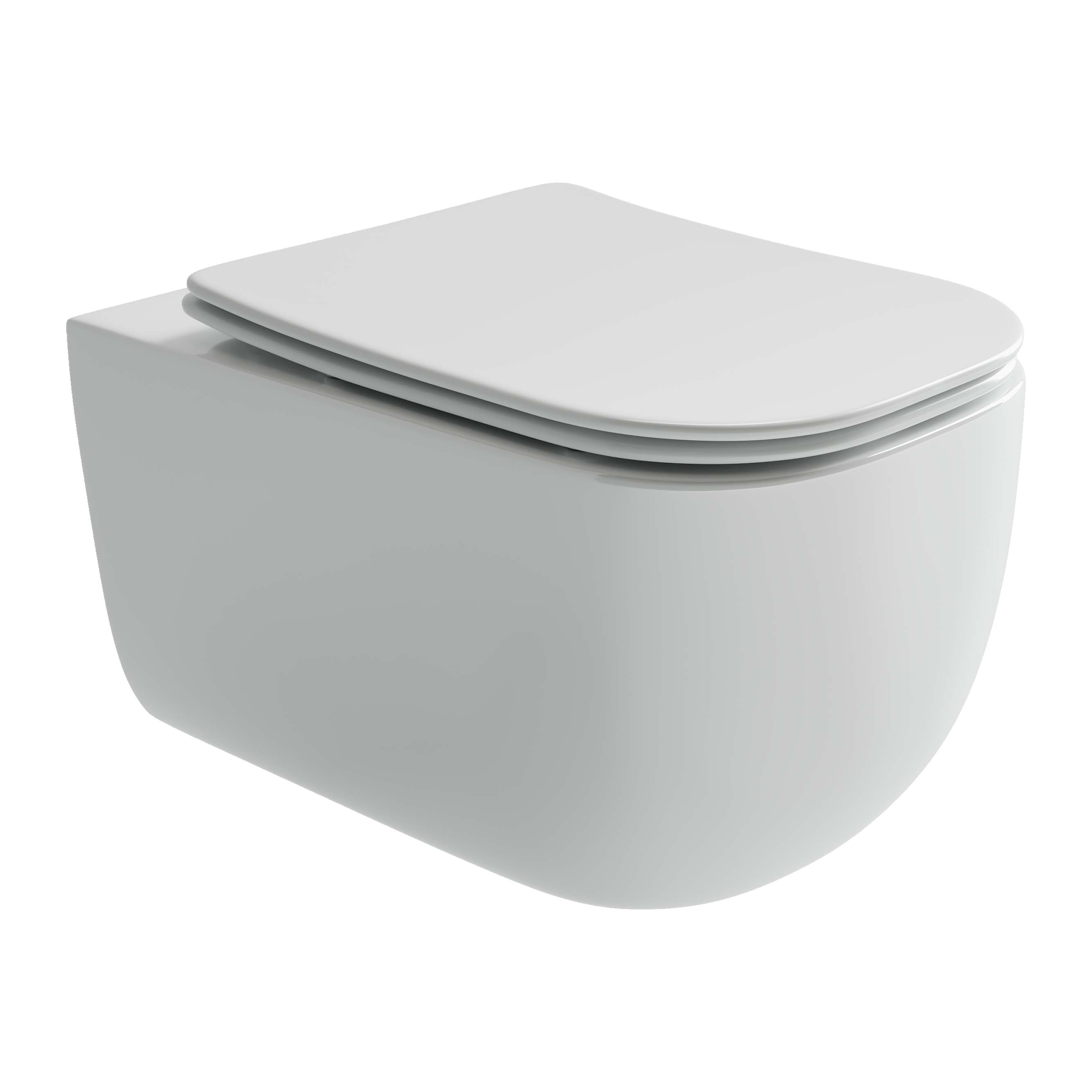 Унитаз подвесной безободковый Ceramica Nova Noel CN3013 белый