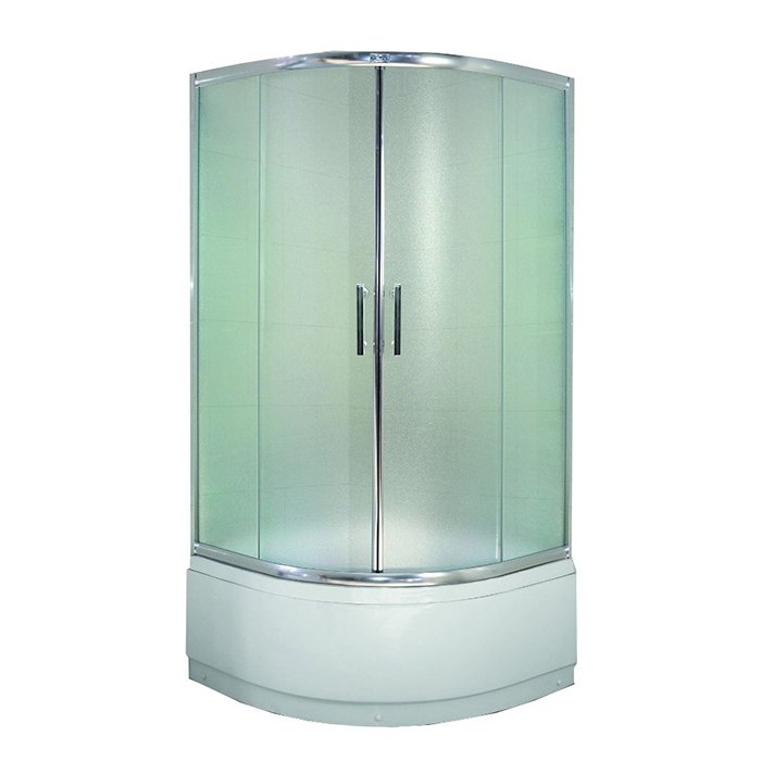 Душевой угол Esbano ES-8010 80x80x200 профиль хром, стекло матовое