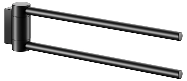 Полотенцедержатель поворотный 30см Keuco Plan 14919370000 черный матовый