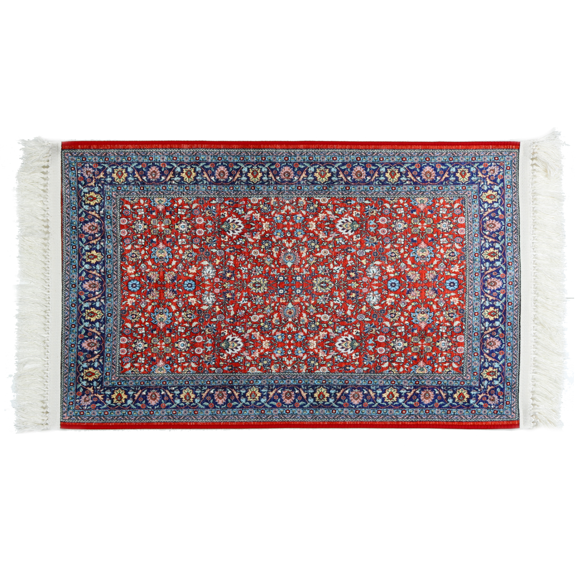 Коврик для ванной 1-ый Fixsen VINTAGE, FX-7000R, красный, 50х80 см