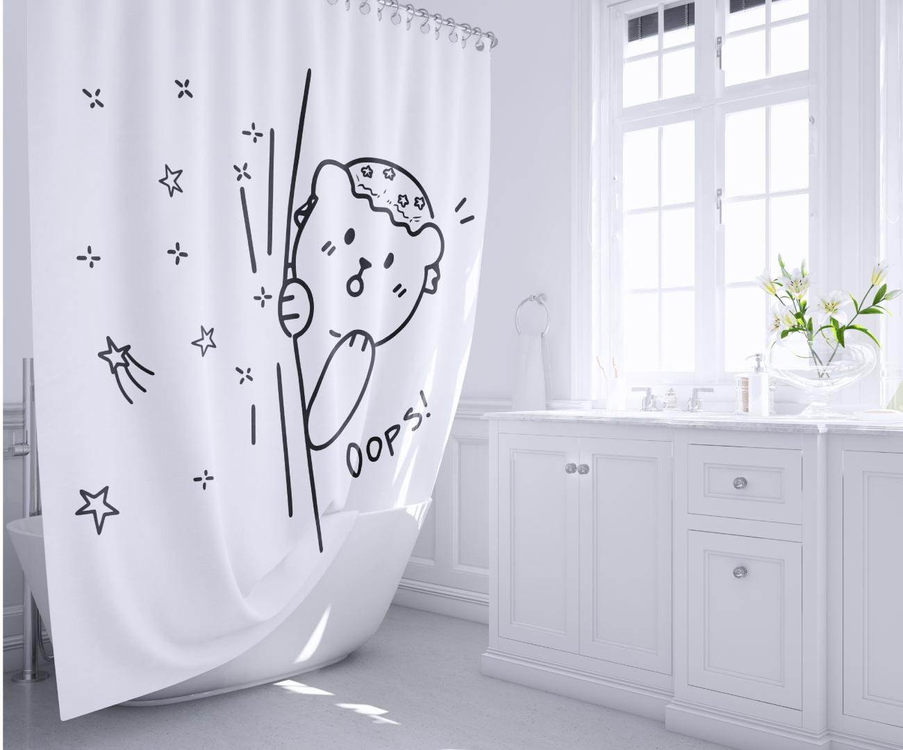 Шторка для ванной Fixsen Teddy Oops FX-2505