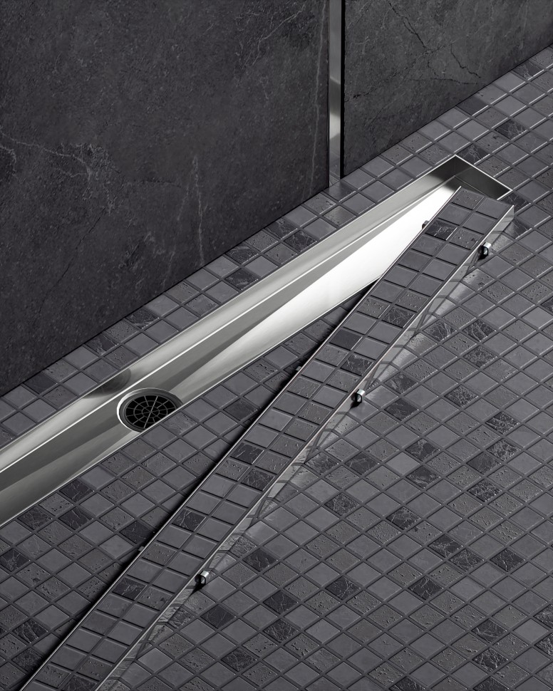 Душевой лоток (двухсторонняя решетка) TIMO Drain System DS230207/00, хром
