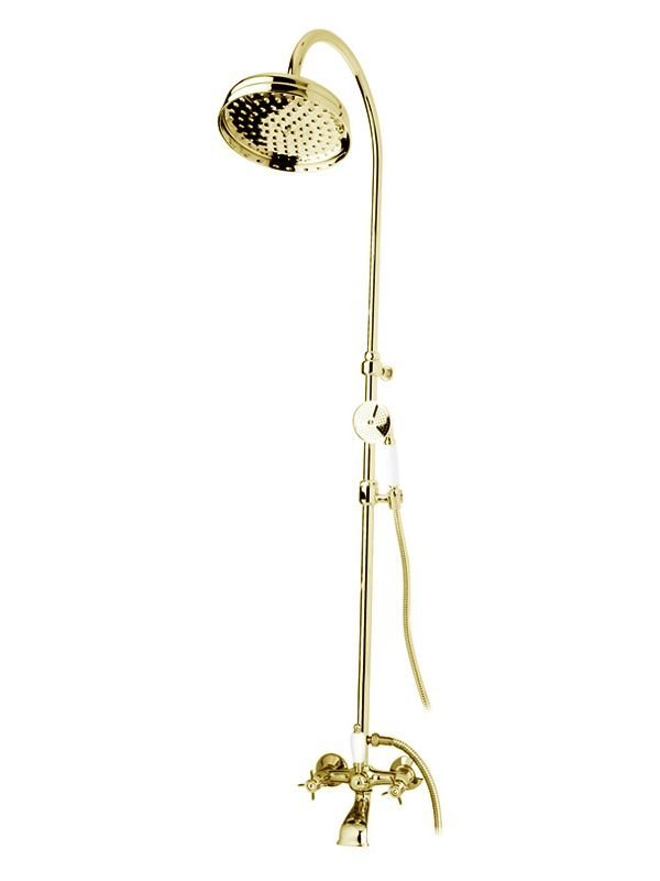 Душевая стойка Cezares LORD-CVD-30-03/24-M золото