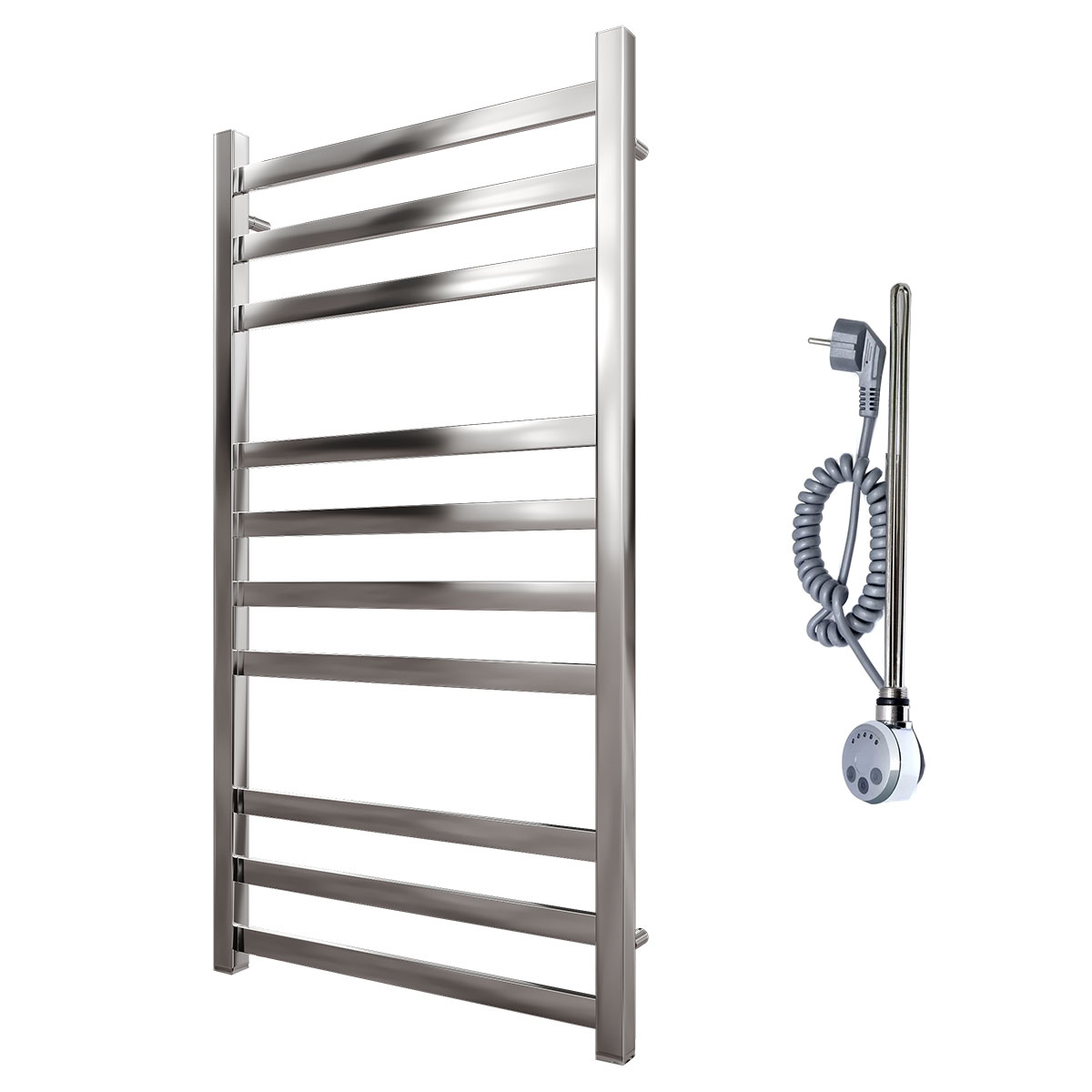 Полотенцесушитель электрический Point PN83150E П10 500x1000 левый/правый, хром