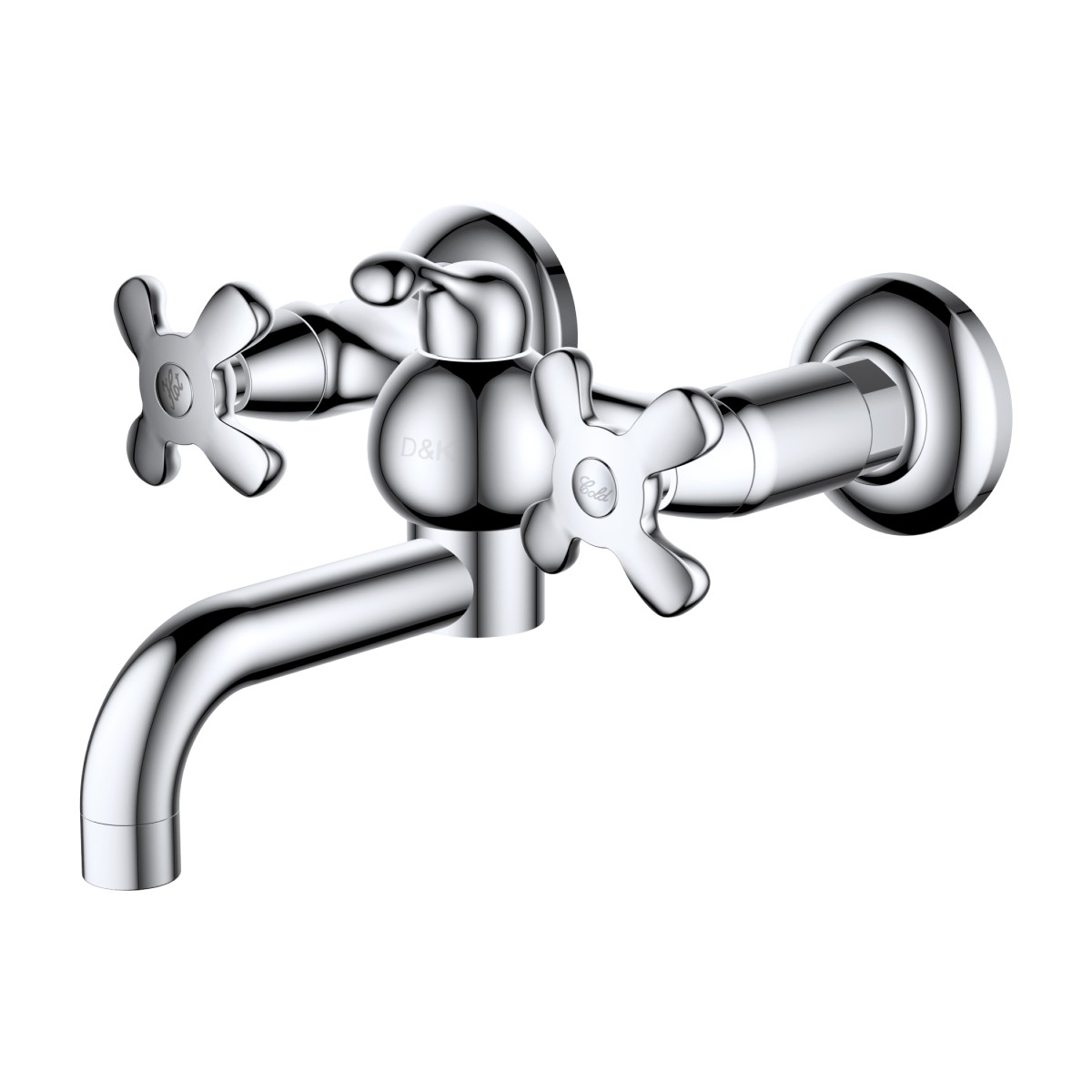 Смеситель для ванны D&K Hessen DA1413201, хром