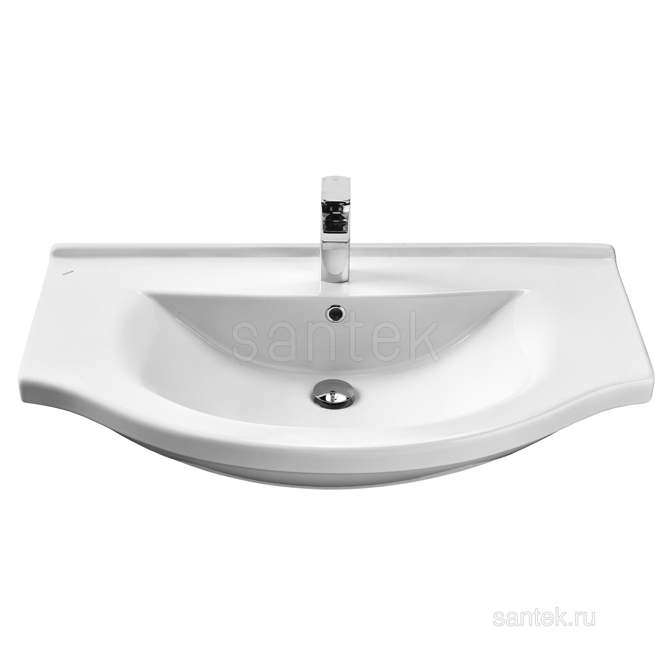Раковина Santek Эльбрус 90 отверстие под смеситель 1WH110790
