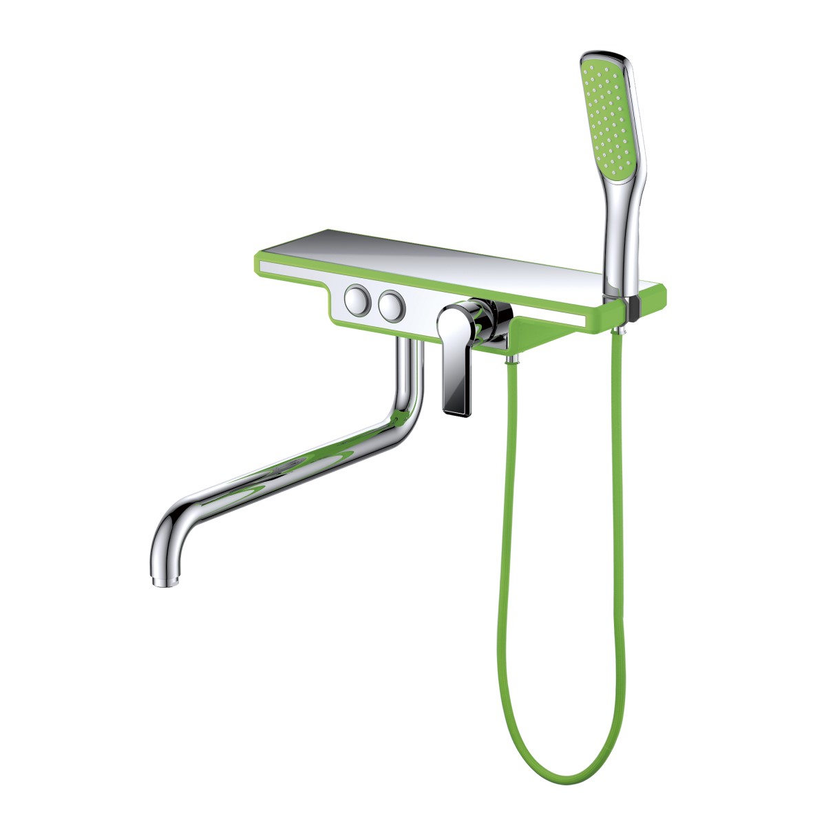 Смеситель для ванны D&K Berlin DA1443312, зеленый